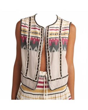 Pearl & Caviar Serifos Vest - Pink
