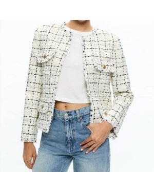Alice + Olivia Dumont Jacket - White