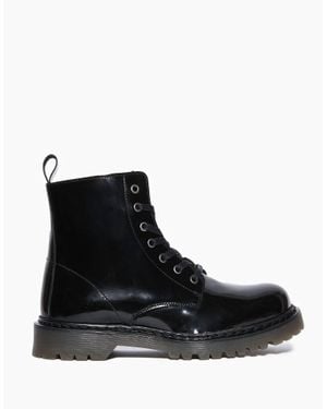 Oak & Hyde 's Brixton Patent-leather Boot - Black
