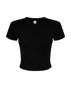 Bella Canvas Micro Rib Baby Tee - Black