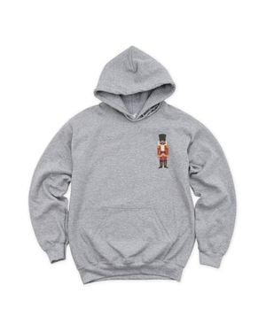 Simply Sage Market Embroidered Nutcracker - Gray