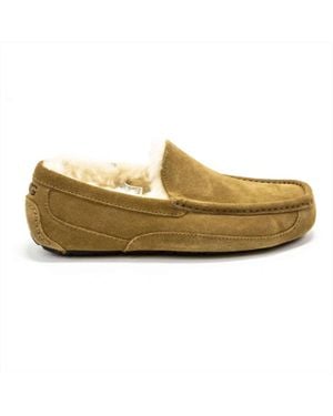 UGG Ascot Loafer Style Slippers - Natural