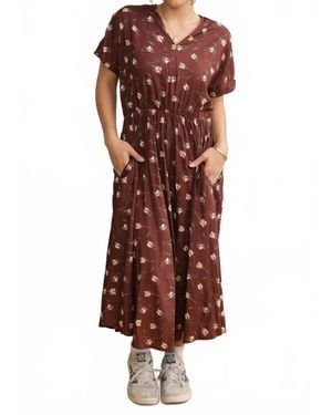 Fun 2 Fun Jane Dress - Brown