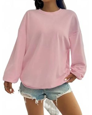 Shewin Do What Makes You Happy Sweatshirt - Pink