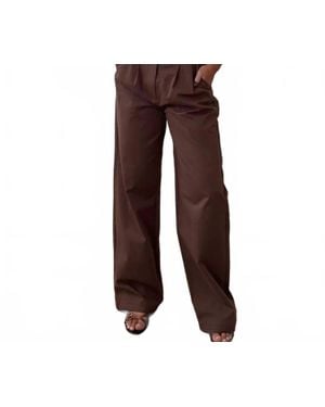 Et Clet Kalli Relaxed Fit Pants - Red