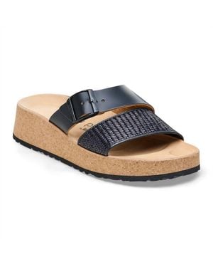 Birkenstock Almina Platform Sandals - Blue