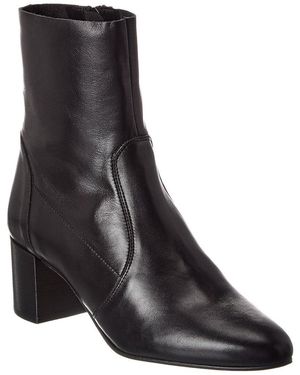 M by Bruno Magli June Leather Bootie - Black