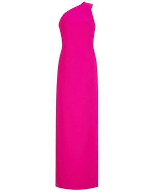 Adam Lippes Foulard Silk Dress - Pink