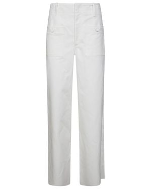 Jejia Low-Rise Cropped Pants - White