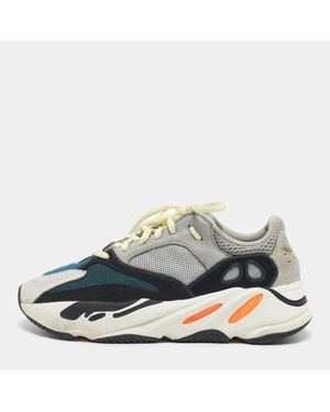 Yeezy X Adidas Suede And Mesh Boost 700 Wave Runner Sneakers - Multicolor