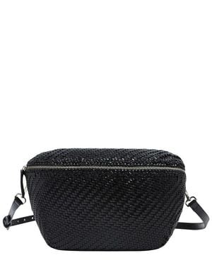 Dragon Diffusion Clo Banane Leather Crossbody - Black
