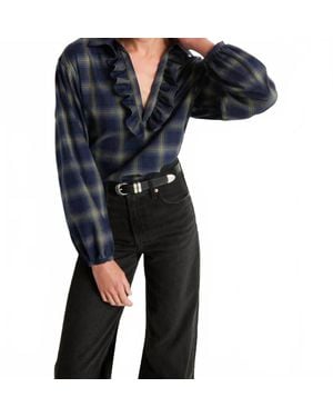 Nation Ltd Beckett Blouse - Blue