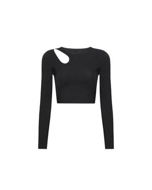 Wolford Warm Up Top Long Sleeves - Black