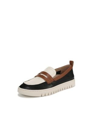 Vionic Uptown Loafer Leather Ivory Slip On Shoes Zogg3872 - Brown