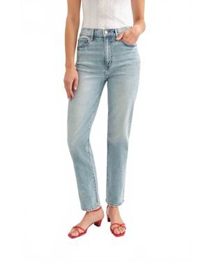 DAZE Straight Leg Smarty Pants - Blue