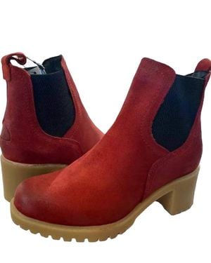 Eric Michael Trento Waterproof Chelsea Boot - Red