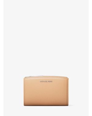 Michael Kors Bryant Medium Pebbled Leather Wallet - Purple