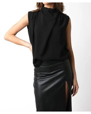 Olivaceous Denise Top - Black