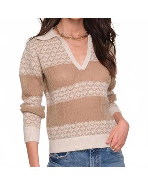 Heartloom Bellotte Collared Sweater - Brown