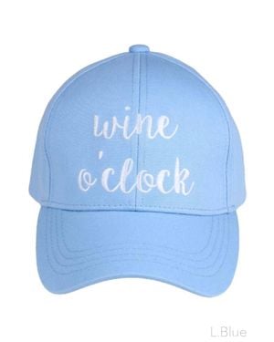 Cc Wine O'Clock Baseball Cap - Blue