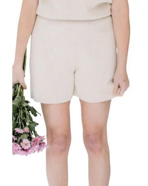 Mr. Mittens Lounge Shorts - White