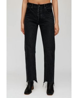 Moussy Northville Straight Jean - Black