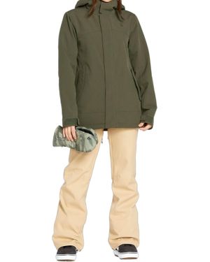 Volcom Stoney Shadow Insulated Snowboard Ski Jacket - Green