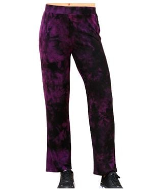 French Kyss Marble Wash Lounge Pant - Blue