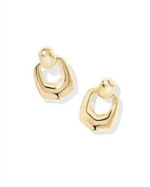 Kendra Scott Kaitlin Open Frame Earrings - Metallic