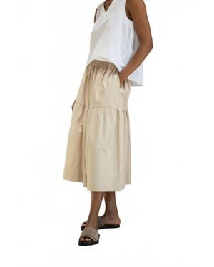 Beaumont Organic Cecilia Poplin Skirt - Natural