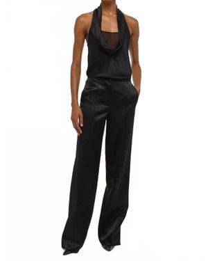 Helmut Lang Minimal Satin Pants - Black