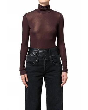 Agolde Pascale Turtleneck Sweater - Black