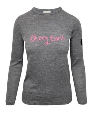 Bella Freud Cherry Bomb Sweater - Gray
