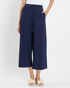 Jude Connally Lolly Stretch Velvet Pant - Blue