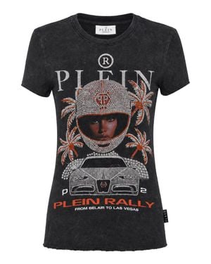 Philipp Plein Sexy Pure Fit T-Shirt Las Vegas Rally - Black