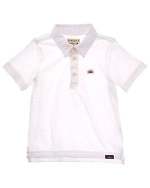 Faherty Sunwashed Polo Shirt - White