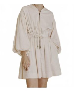 AUREUM Zip & Go Dress - Gray