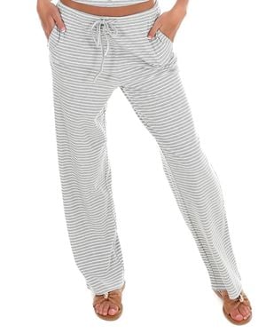 Bailey Rose All That And More Stripe Pants - Gray