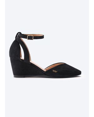VISCATA Garda Suede Wedges - Black
