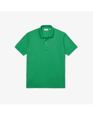 Lacoste Classic Fit Short Sleeve Pique Polo - Green