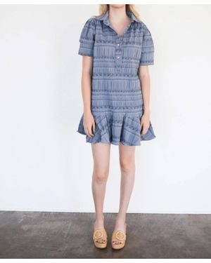 Never A Wallflower Everything Short Dress - Blue