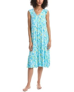 Ellen Tracy Midi Gown - Blue