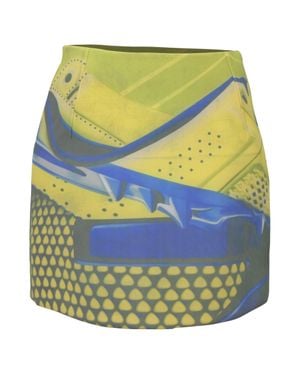 Mary Katrantzou Printed Mini Pencil Skirt - Blue