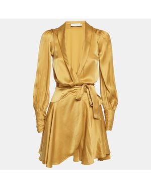 Designer Yellow Wrap Dresses for Women - Up to 73% off | Lyst