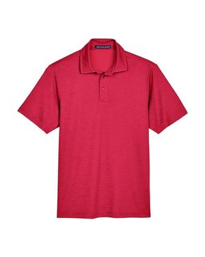 Devon & Jones Crownlux Performance Address Mlange Polo - Red