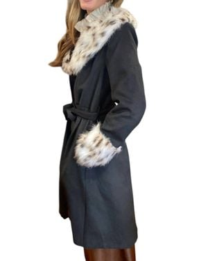 Flora Bea Rochella Coat - Black