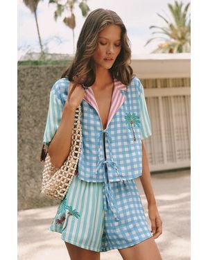 Maaji X Anthropologie Carote Shorts - Blue