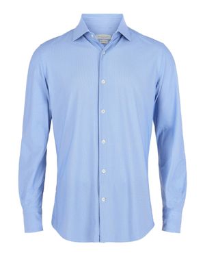 Slowear Glanshirt Collared Button-Up Shirt - Blue