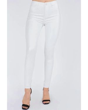 Bianco Cheri Coated Skinny Jeans - White