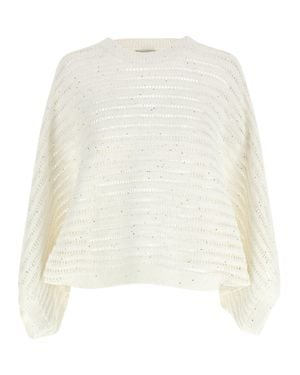 Peserico Cotton Cardigan - White